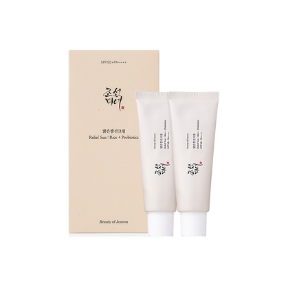 [Beauty of Joseon] Relief Sun: Rice + Probiotics (SPF50+ PA++++) Double Pack 50ml X 2ea