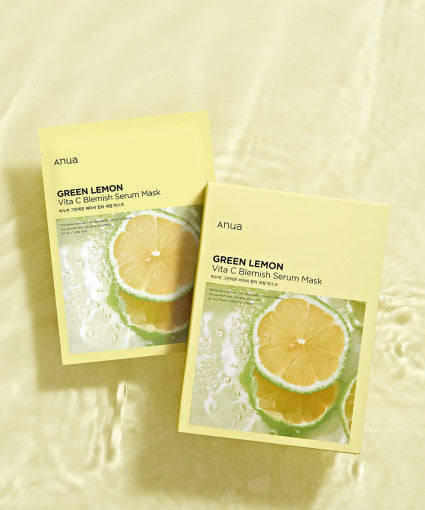 Anua Green Lemon Vita C Blemish Serum Mask 25ml