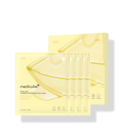 medicube Kojic Acid Turmeric Brightening Gel Mask 28g*4ea