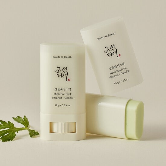 [Beauty of Joseon] Matte sun stick : Mugwort + Camelia 18g (SPF50+ PA++++) X 2EA [DOUBLE SET] - VOTOG