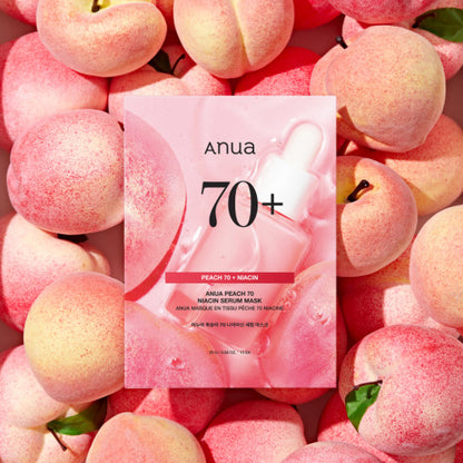 Anua Peach 70 Niacin Serum Mask Sheet 25g X 10ea